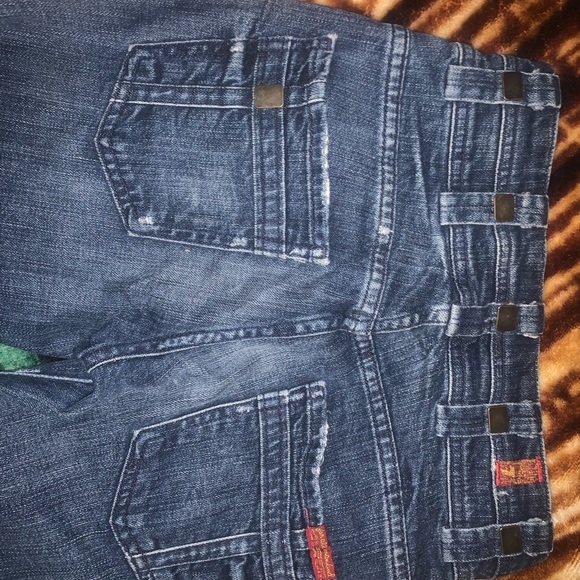7 For All Mankind Y2K Flare Kim K Jeans - Picture 8 of 13